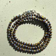Yellow Flecks w/ Blue | 17