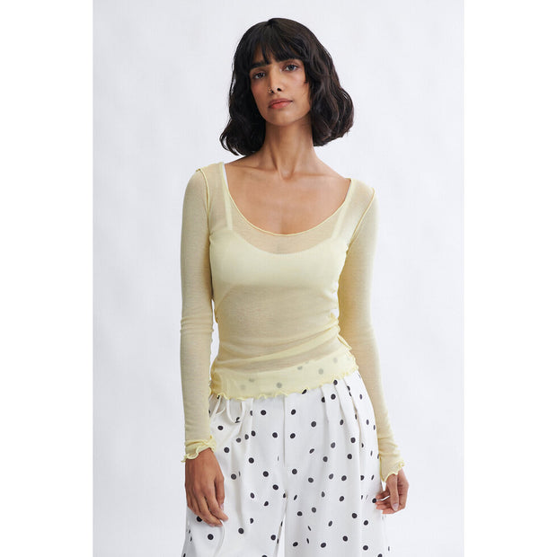 Carla Microknit Longsleeve Top