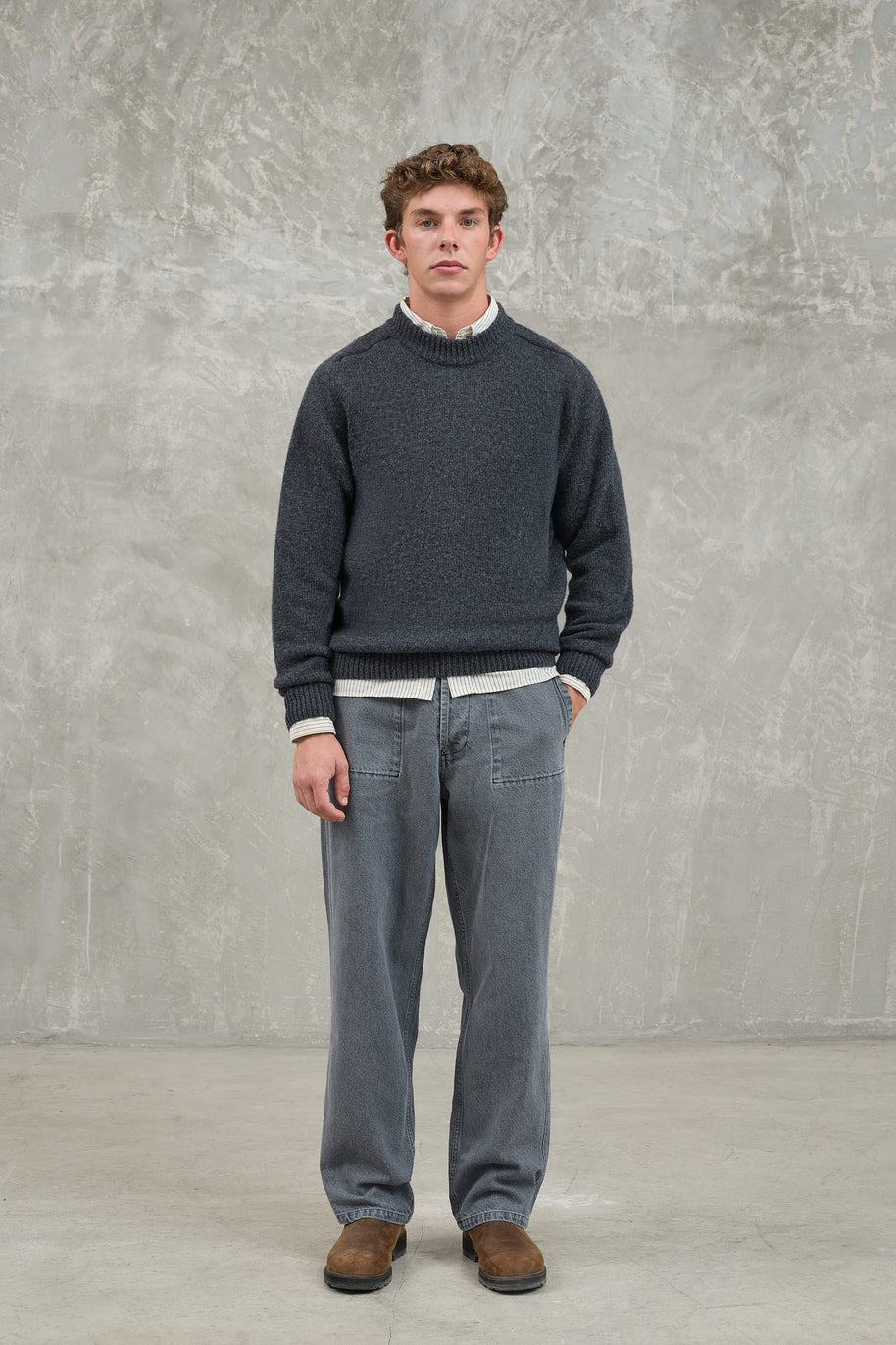 TRINDADE Mock Neck Sweater