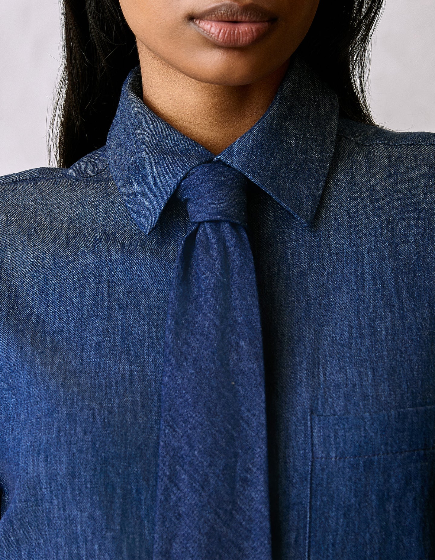 The Tie - Indigo Hemp Denim