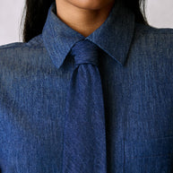 The Tie - Indigo Hemp Denim