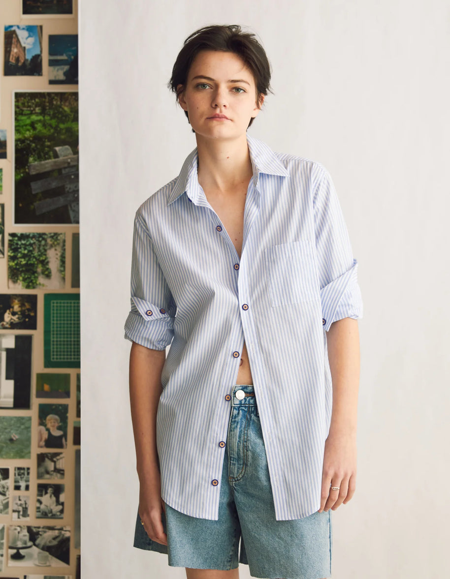 The New Oxford - Boardwalk Blue Stripe