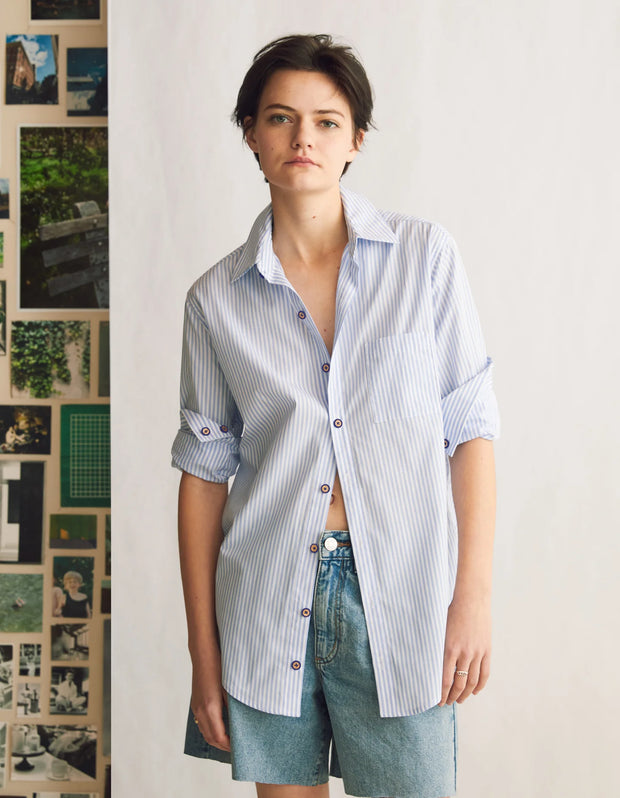 The New Oxford - Boardwalk Blue Stripe