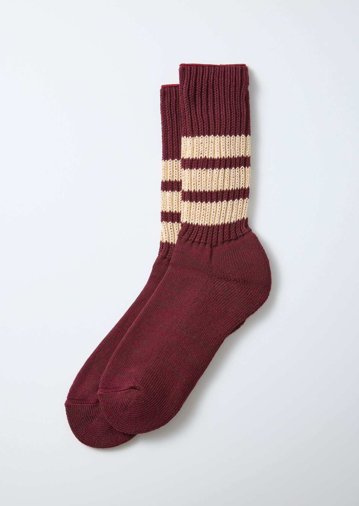 Coarse Ribbed Crew Socks