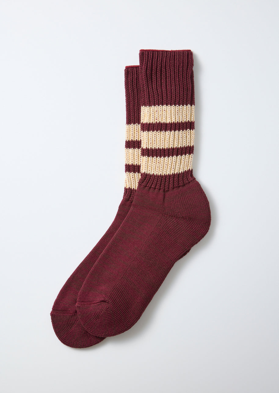 Coarse Ribbed Crew Socks
