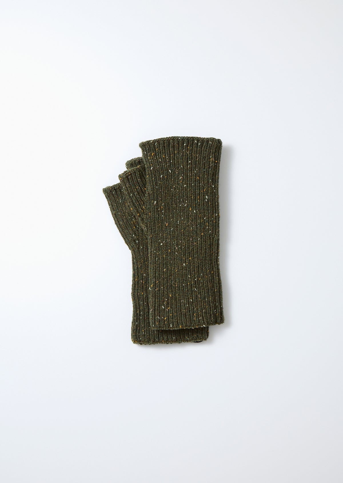 Nepped Wool Hand Warmer | Olive