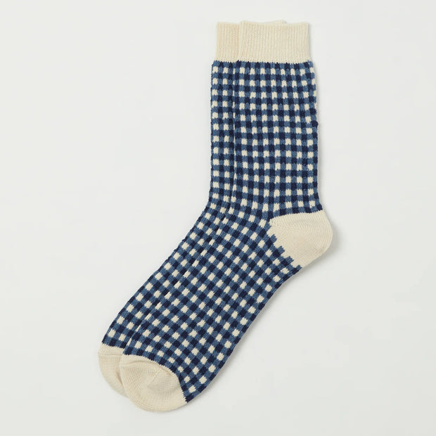 Gingham Check Socks