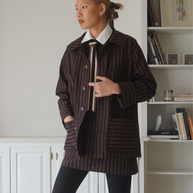 Striped Canvas Barn Jacket