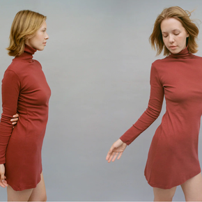 Turtleneck Bellevue Mini Dress