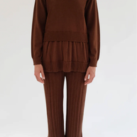 Merino Pleated Trousers