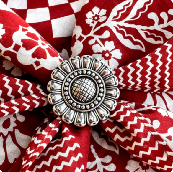 Concho Scarf Slide | Sunflower