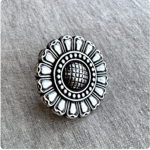 Concho Scarf Slide | Sunflower