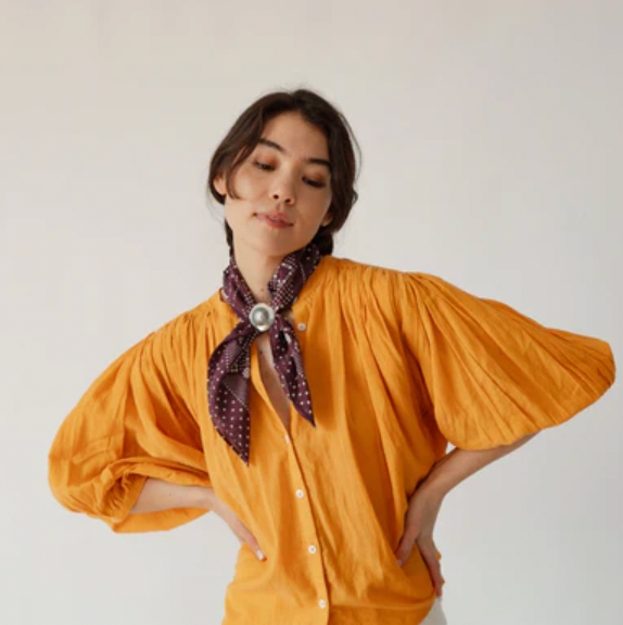 Cotton Daisy Bandana | Plum