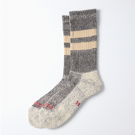 Pile Stripe Marl Crew Sock