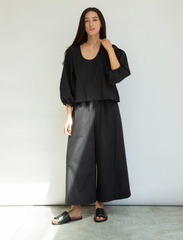 Mazu Cotton Poplin Trouser