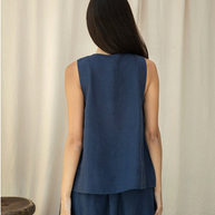Olivia May Linen Waistcoat