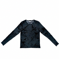 Floral Mesh LS Top