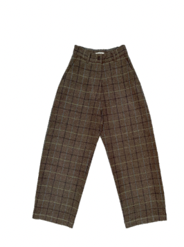 Wool Barrel Pant
