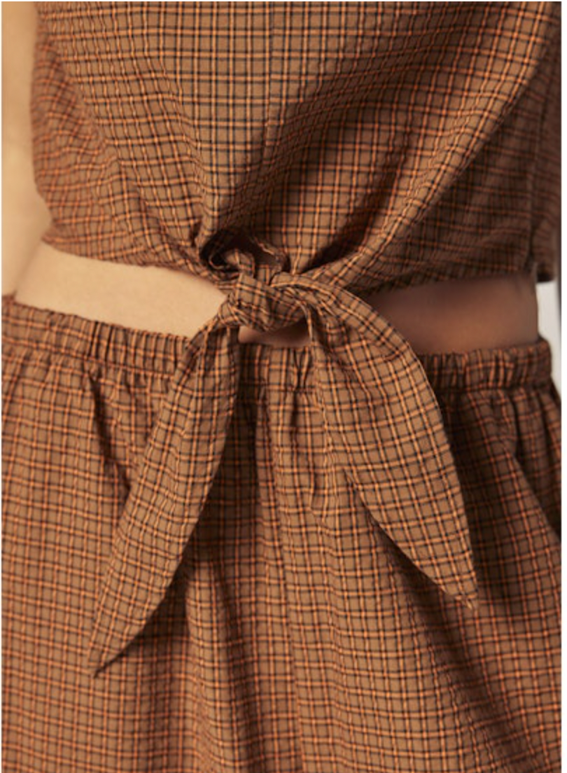Front Knot Tie Top