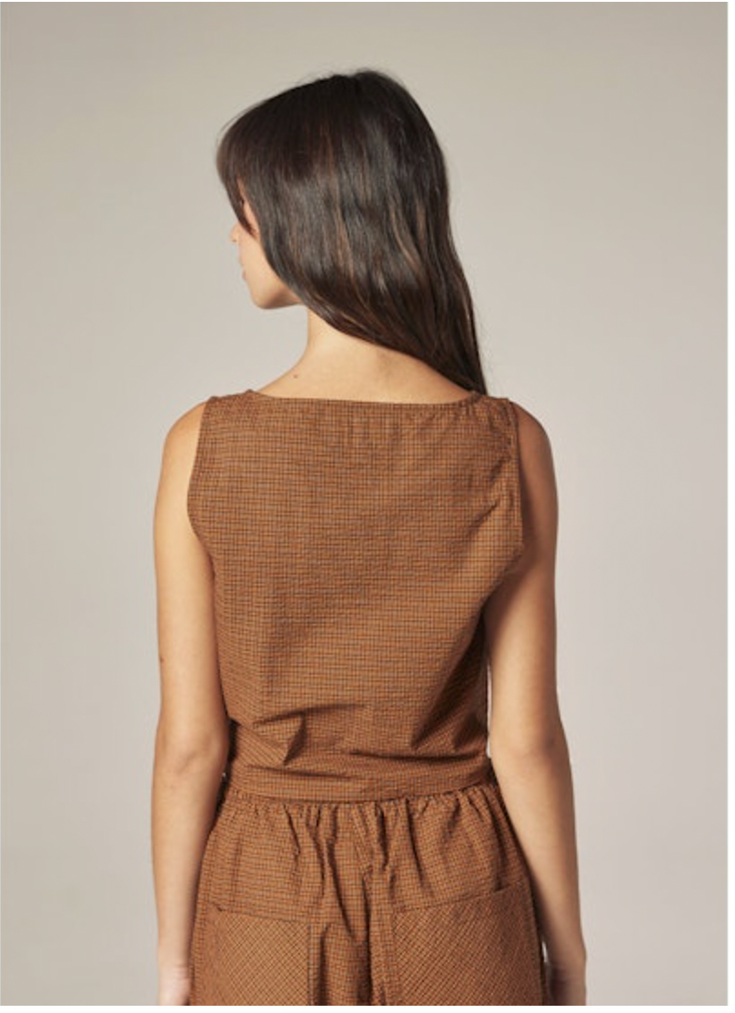 Front Knot Tie Top