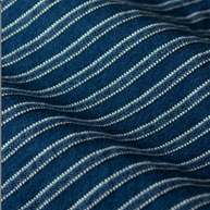 Long Sleeve Indigo Polo