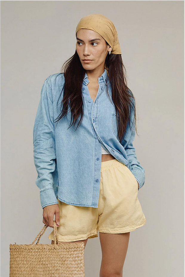 Denim Catalina Button Down Shirt