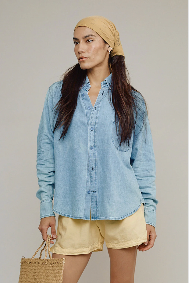Denim Catalina Button Down Shirt