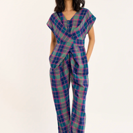 Venus Wrap Jumper | Electric Ivy