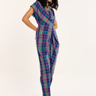 Venus Wrap Jumper | Electric Ivy