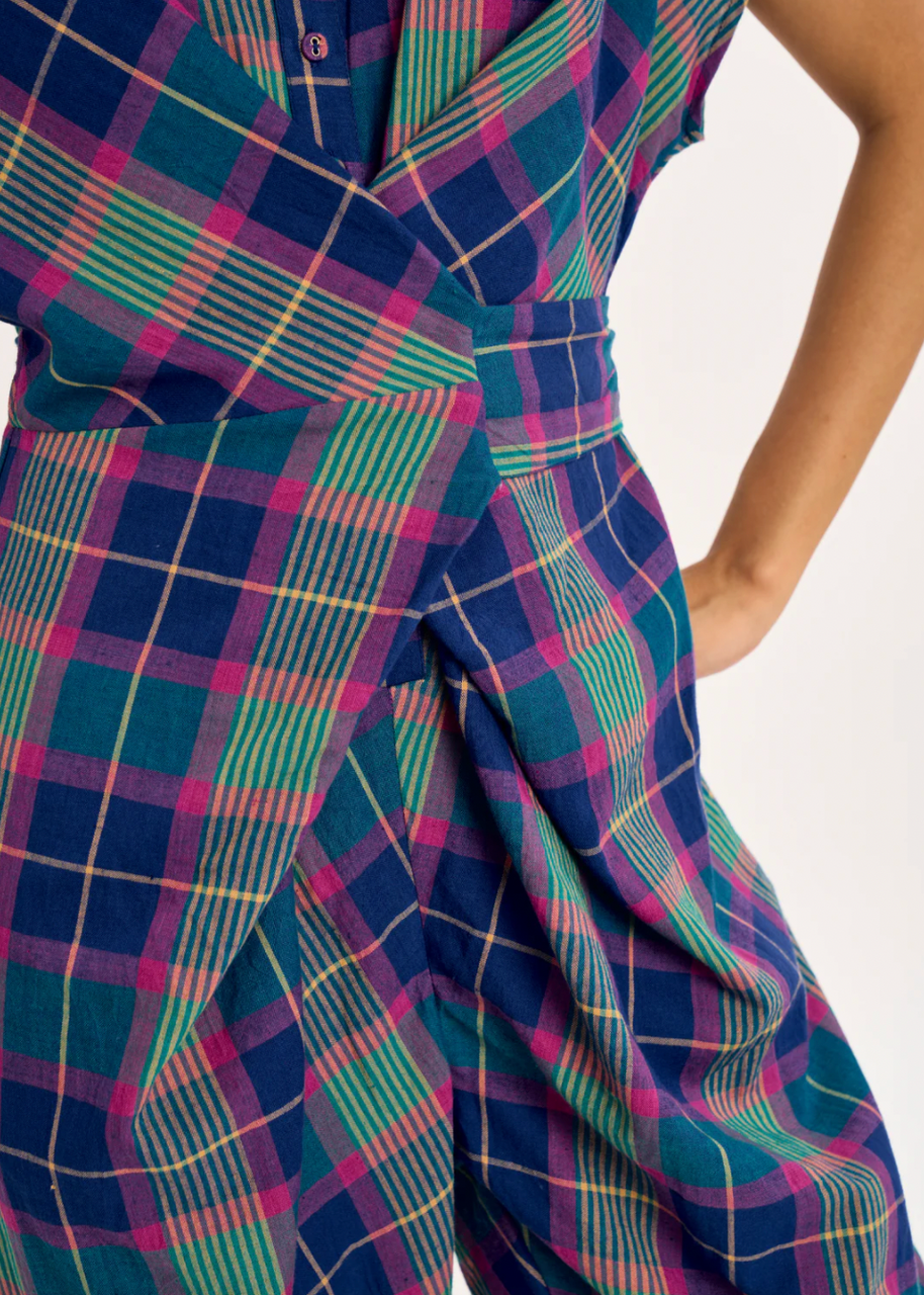 Venus Wrap Jumper | Electric Ivy