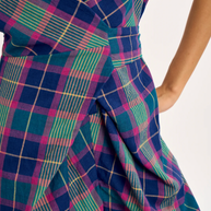 Venus Wrap Jumper | Electric Ivy