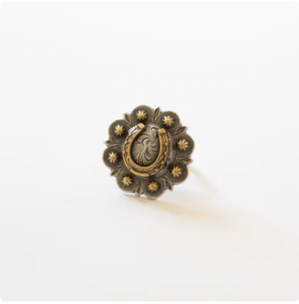 Concho Scarf Slide | Golden Horseshoe