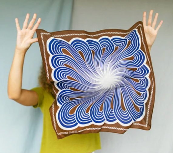 Cotton Spiral Bandana | Chesnut