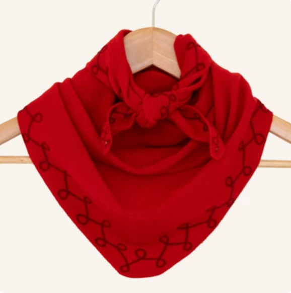 Stitched Cashmere Triangle Scarf