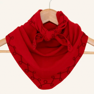 Stitched Cashmere Triangle Scarf