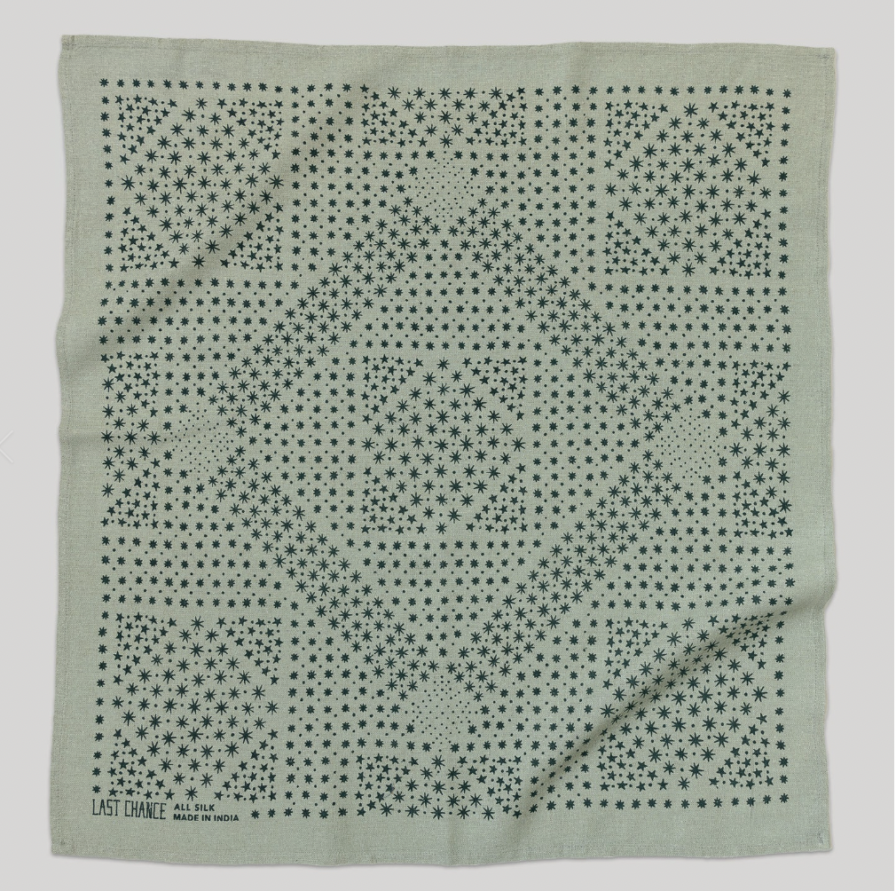 Natural Dye Silk Bandana