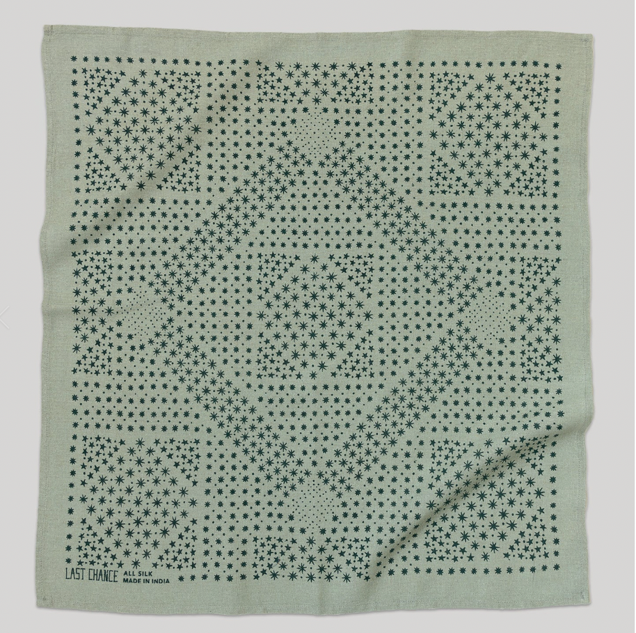 Natural Dye Silk Bandana