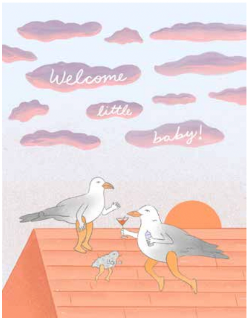 Welcome Little Baby Card