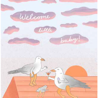 Welcome Little Baby Card