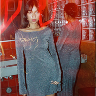 Shimmer Knit Elektra Dress