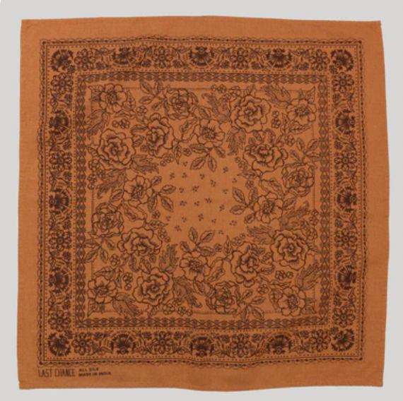 Natural Dye Silk Bandana
