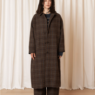 Plaid New Trench