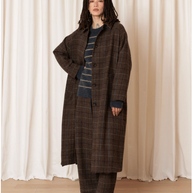 Plaid New Trench