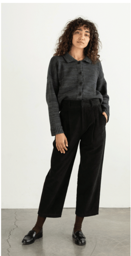 Ana Crop Trouser | Corduroy