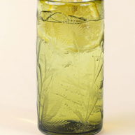 Etched Thistle Glassware