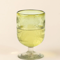 Etched Thistle Glassware