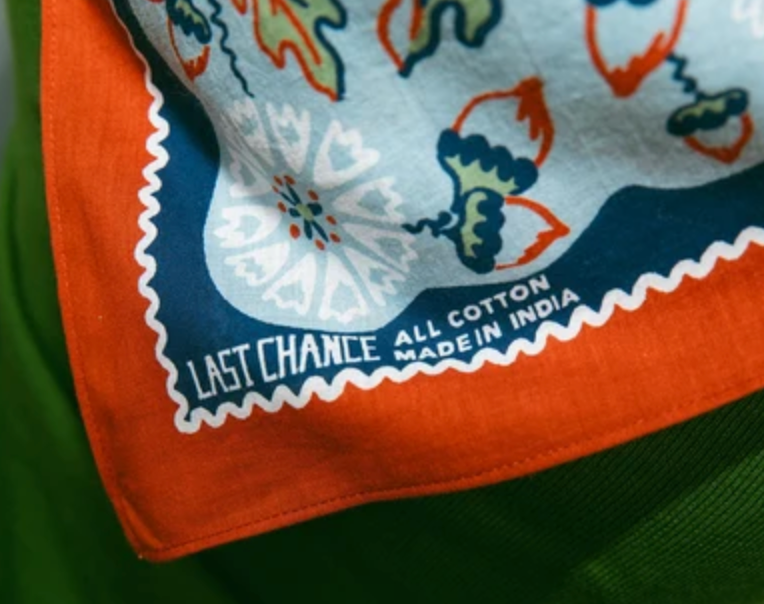 Cotton Acorn Bandana | Cloudy