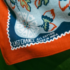 Cotton Acorn Bandana | Cloudy
