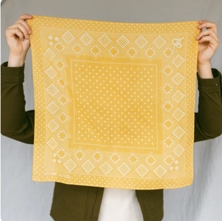 Cotton Daisy Bandana | Straw