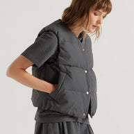 Static Quilted Down Vest